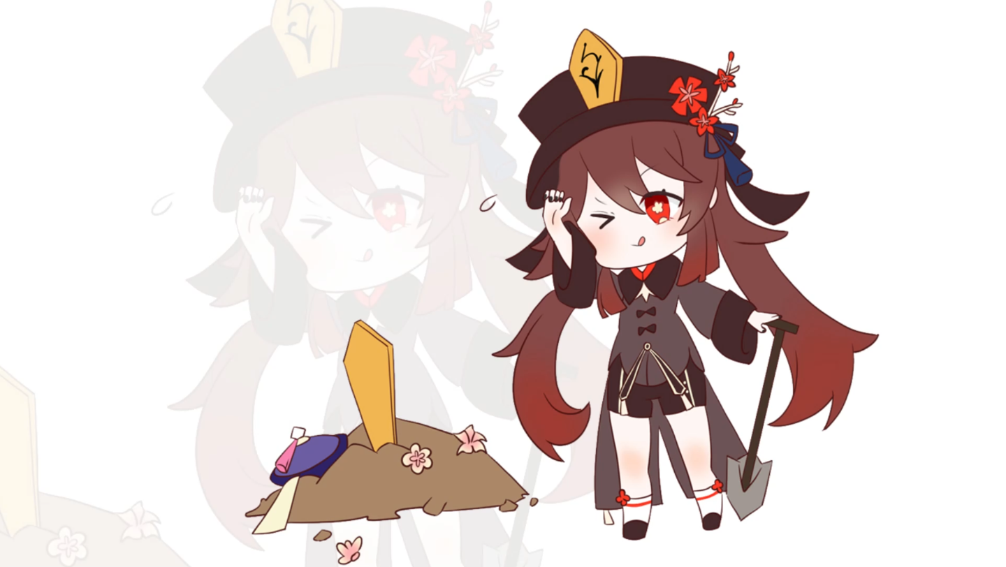 sai2 日常练习 原神 敬业的胡桃埋七七