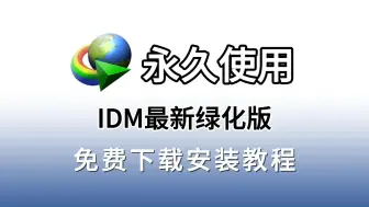 Download Video: IDM终生激活版教程（解决弹窗）（安装包评论区自取）IDM，保姆级安装使用教程。视频下载神器，视频下载教程