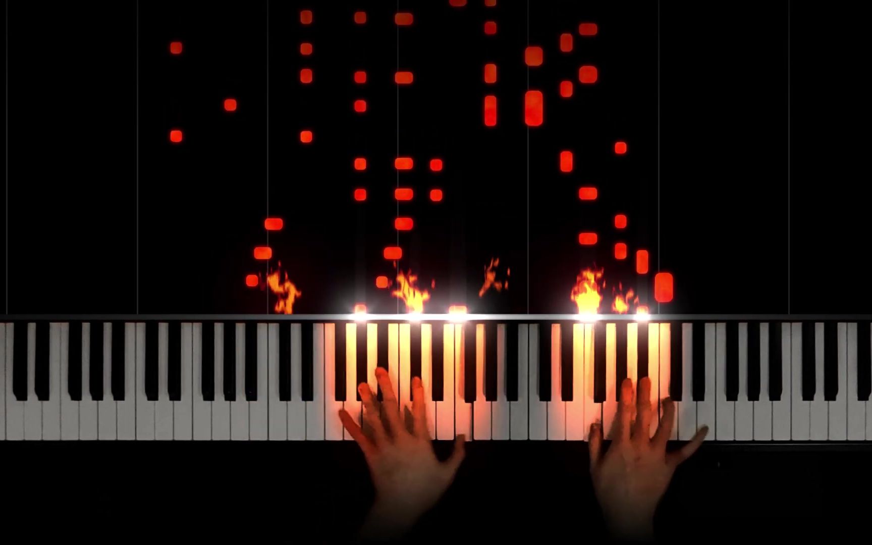 [图]乔珀林 枫叶拉格 - Scott Joplin Maple Leaf Rag - The Flaming Piano