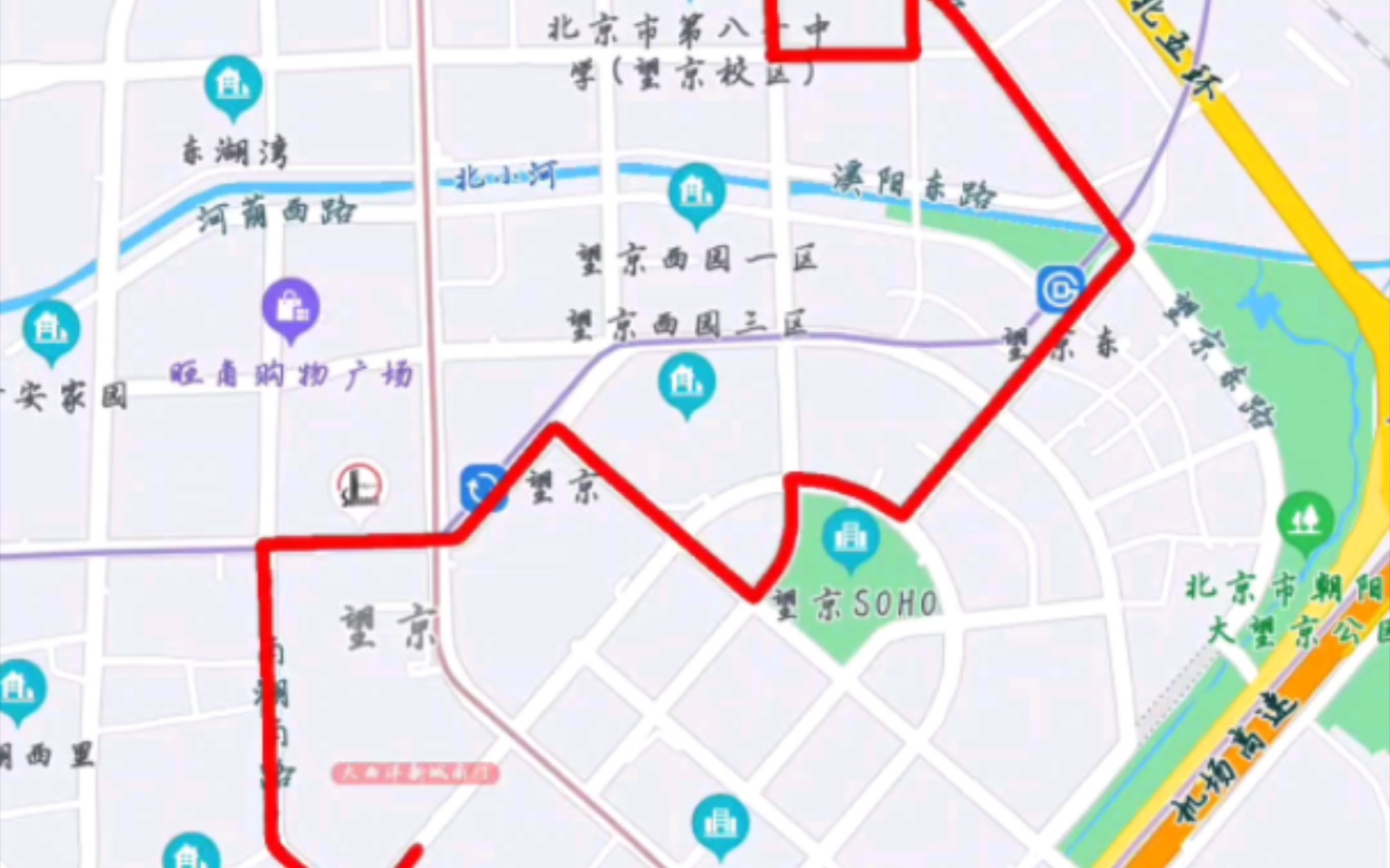 北京公交专15路线路地图模拟哔哩哔哩bilibili