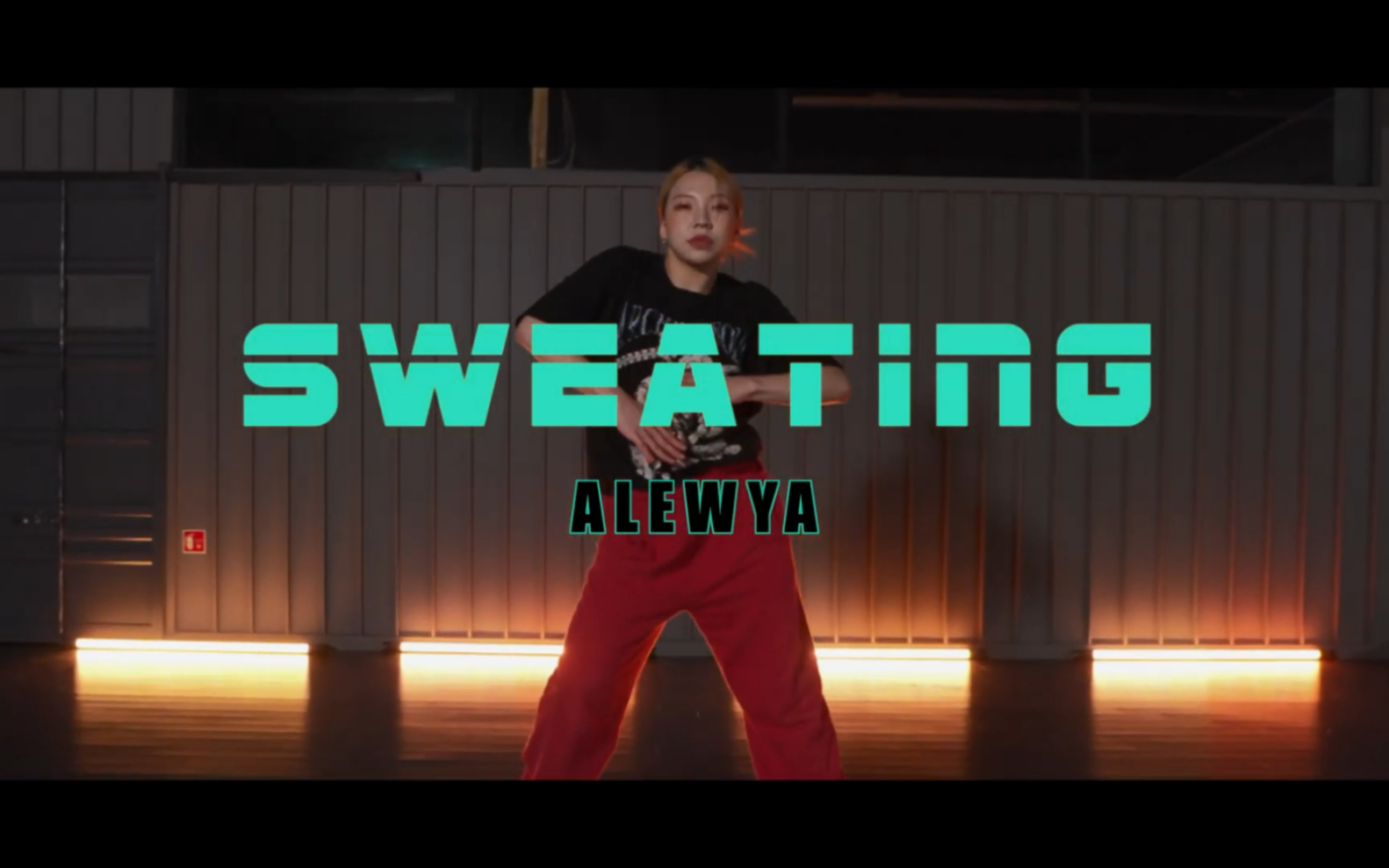 SWEATING  ALEWA|JISOO 编舞|OPEN CLASS哔哩哔哩bilibili