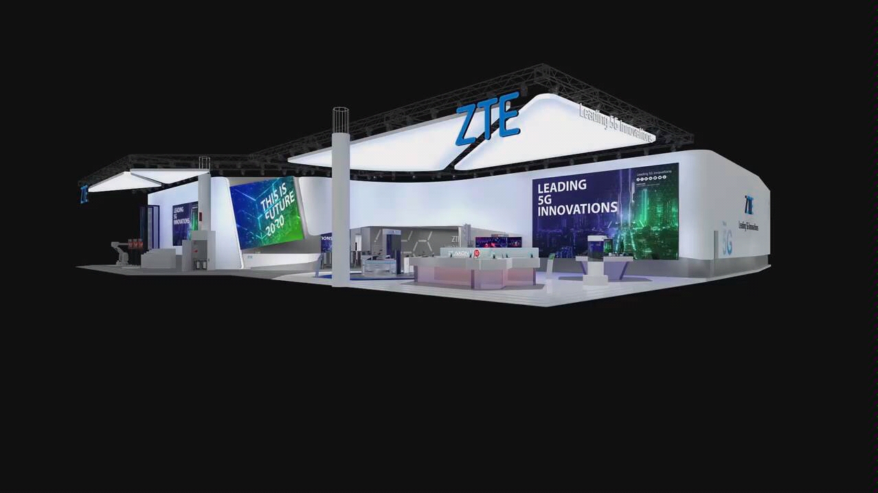 【mwc20】视频直击中兴通讯3d云展台 揭秘最新5g成果_哔哩哔哩 (゜-゜