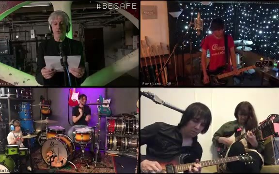 [图]【The Cribs】Be Safe (lockdown live session) feat.Lee Ranaldo