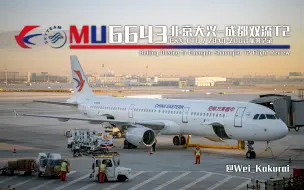 Download Video: 【航班记录】【中国东方航空】MU6643 北京大兴→成都双流T2  Economy Class