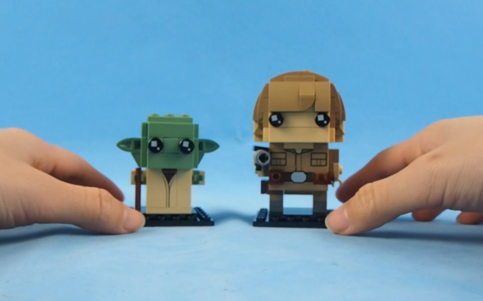 坏雪积木星战方头仔41627速拼卢克天行者和尤达