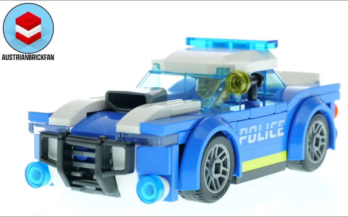 乐高60318城市系列警车快速拼搭与评测