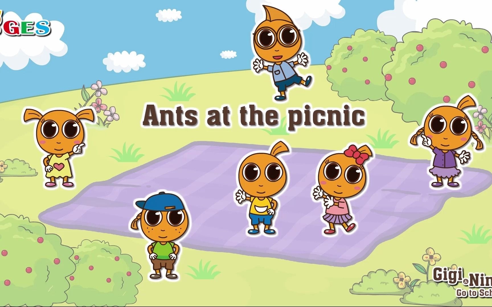 [图]第二集 Ants at the picnic #英语启蒙童谣 #儿童英语 #Gigi&Nini