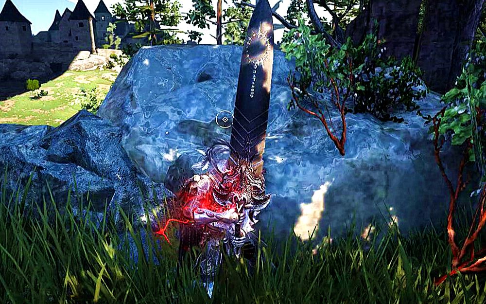 黑星大剑深暗之星觉醒武器黑色沙漠影子战场二测大剑试玩片段