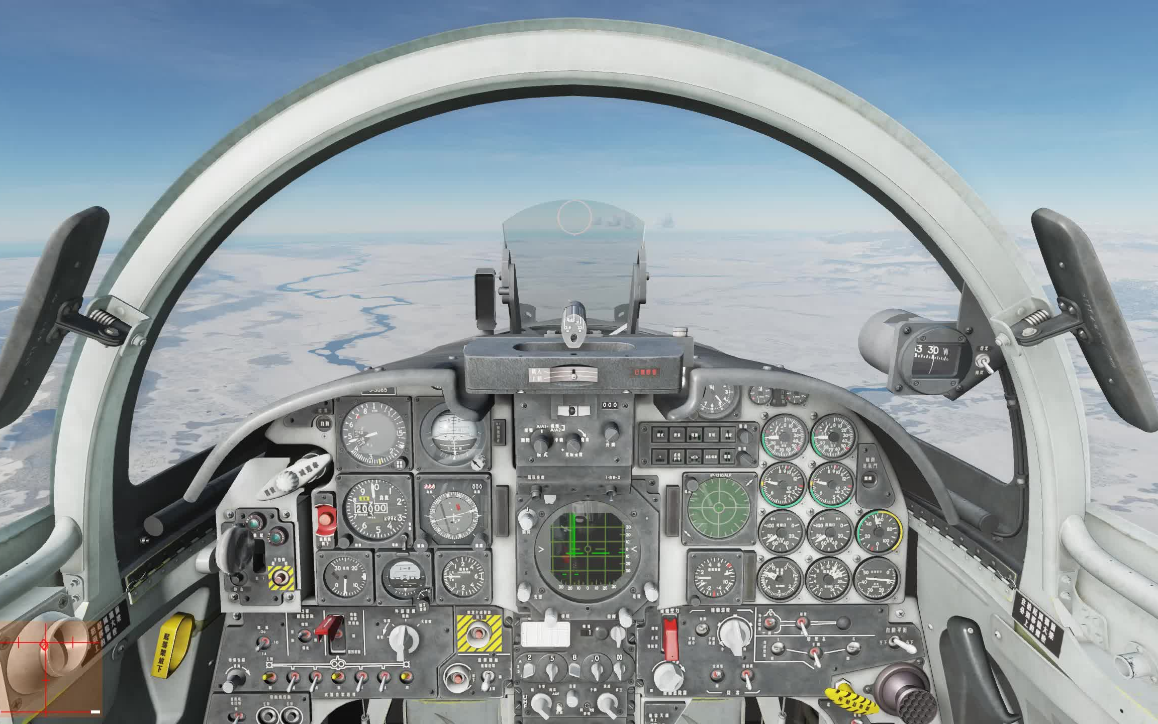 dcs:冷战咸鱼服务器f-5e-3机炮狗斗米格-21bis_哔