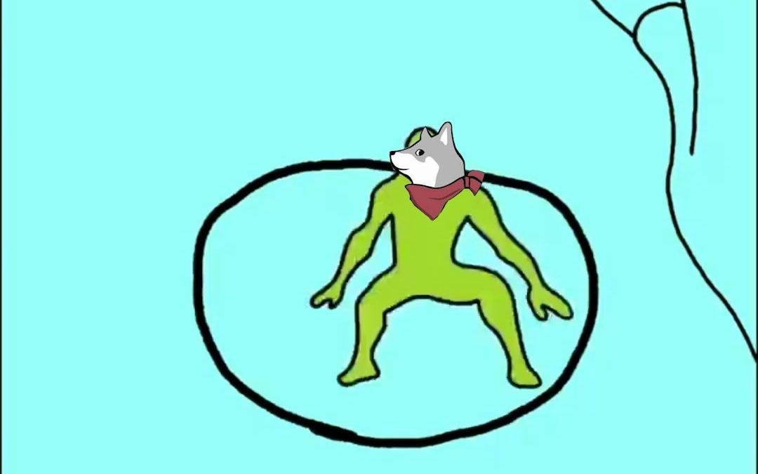 【quin】两只小狗爱摸鱼