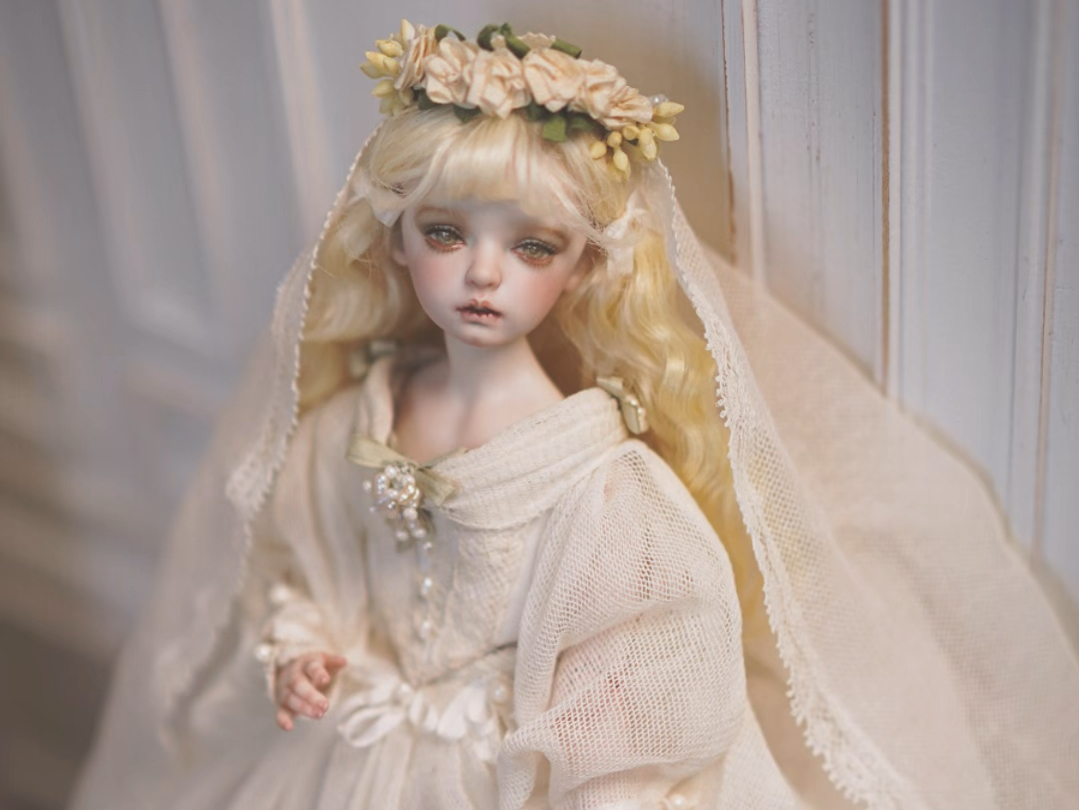 【陶瓷bjd】跟着人形师视角一起做一场纯白色的梦