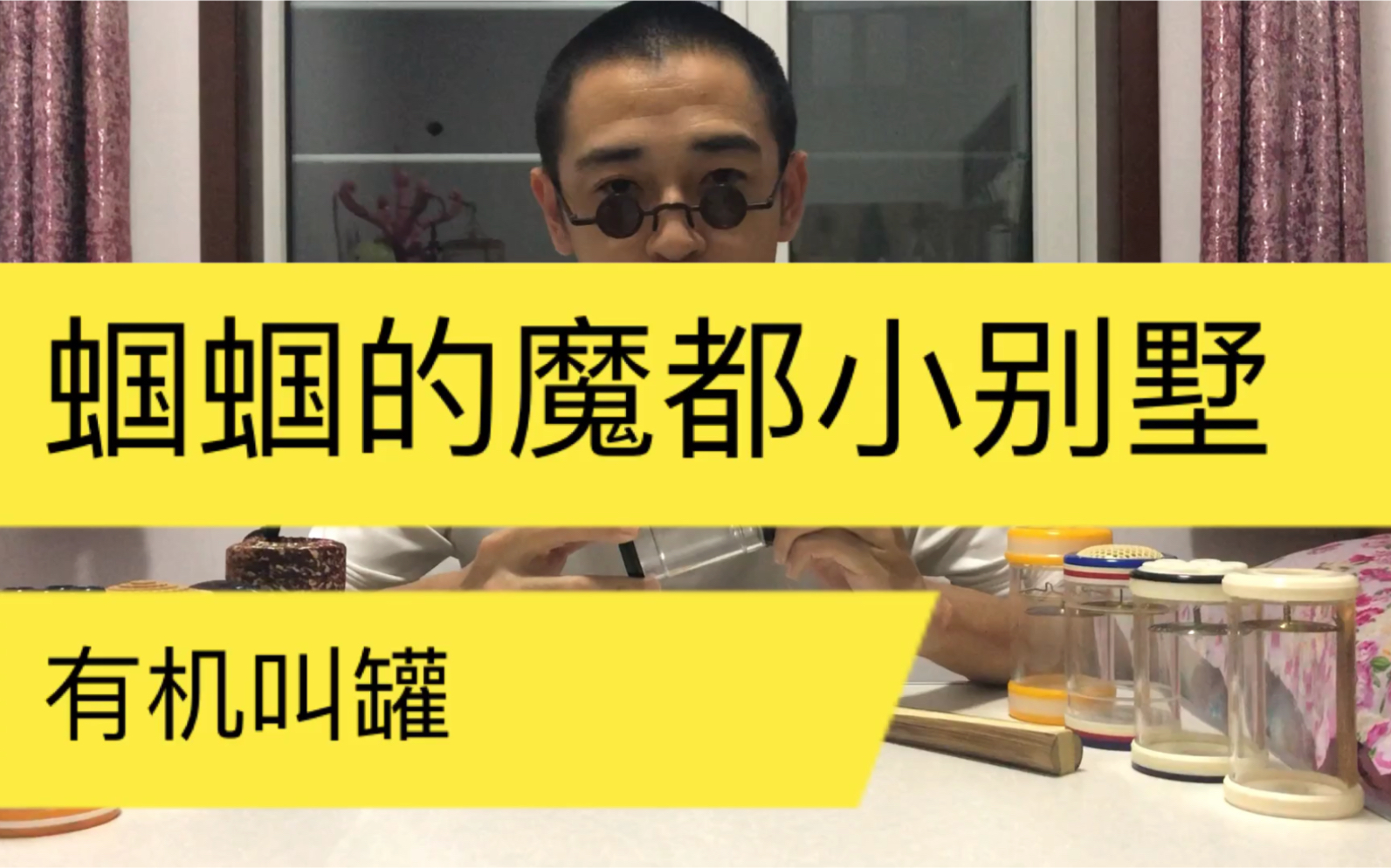 蝈蝈用什么养?品蝈蝈的“魔都小别墅”有机玻璃叫罐哔哩哔哩bilibili