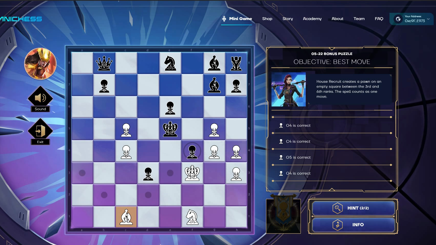 anichess国际象棋每日解谜 20240522