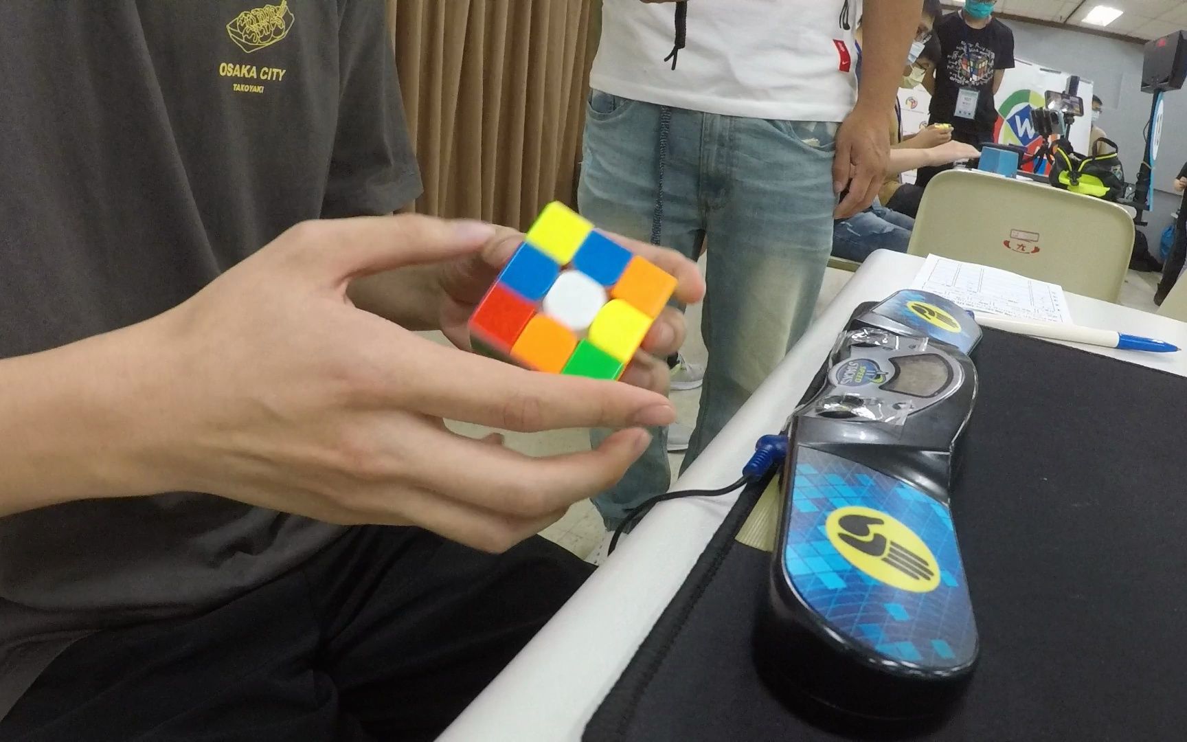 王楷文-三阶比赛平均6.43秒!使用魔方:ms3r