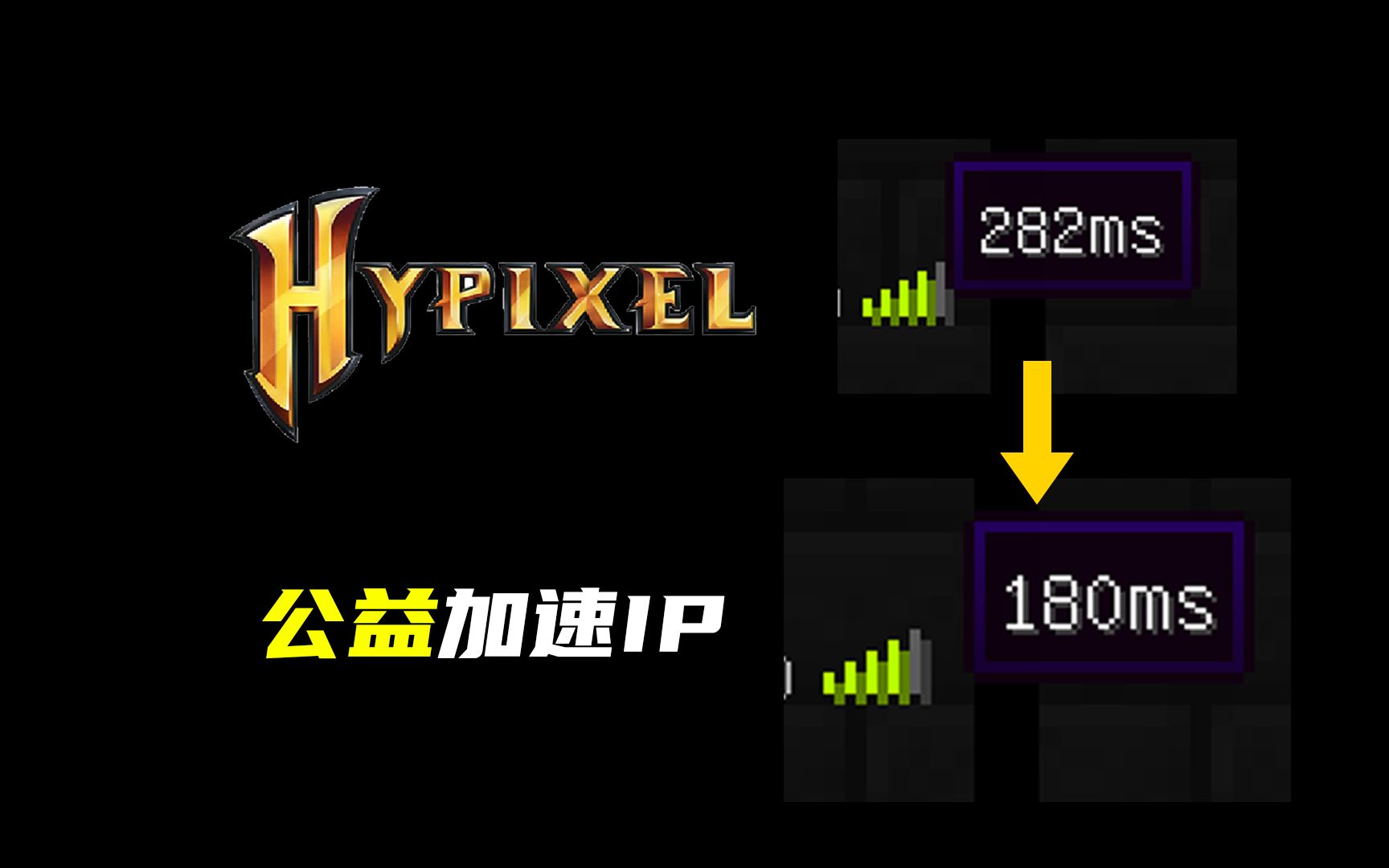 【公益】Hyp最强加速IP!稳定200ms,游戏体验极致!我的世界