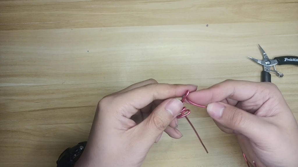 铭曦手作铝线折字教学视频王