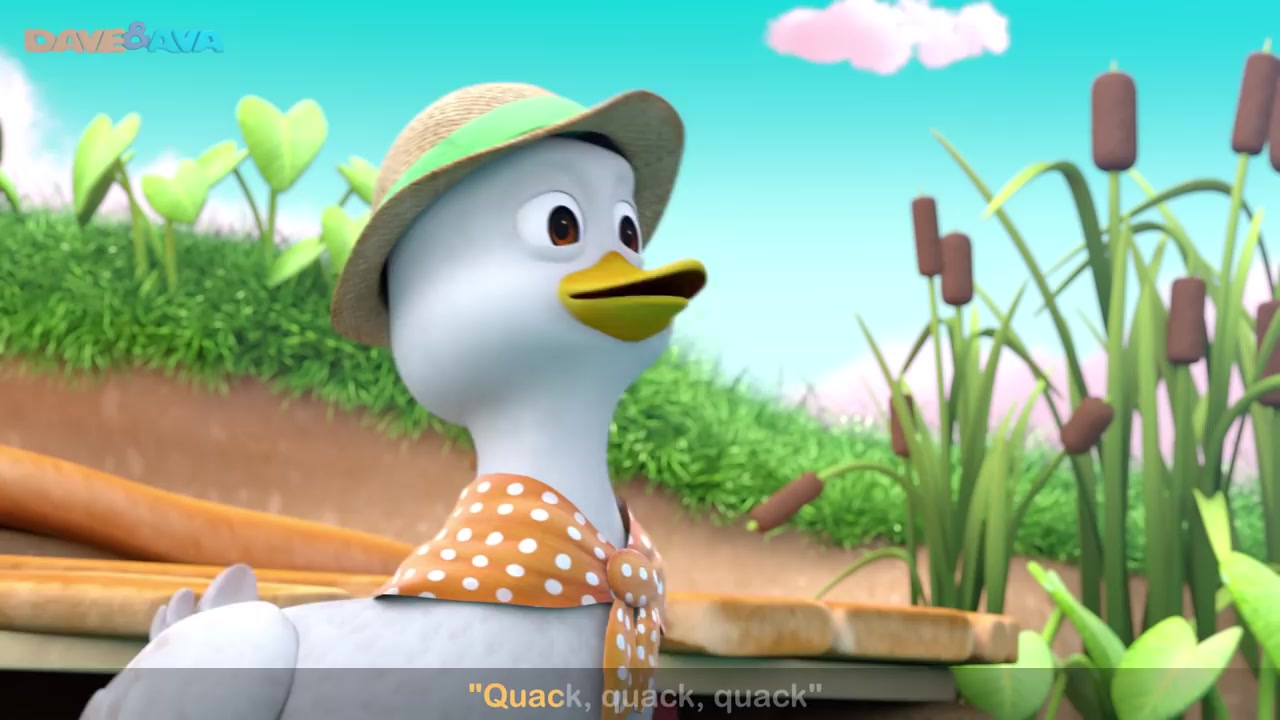 [图]五只鸭子Five Little Ducks - THE BEST Nursery Rhymes  from Dave and Ava