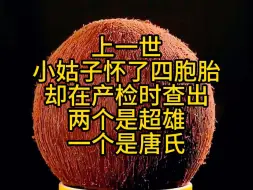 Download Video: 上一世 小姑子怀了四胞胎 却在产检时查出 两个是超雄 一个是唐氏 我给她解读了报告 告诉她超雄和唐氏的意思