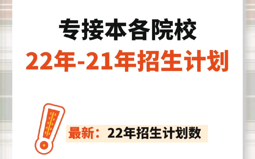 河北专升本︱22年各院校招生计划公布!21年与22年招生计划数对比,共扩招4040人!哔哩哔哩bilibili