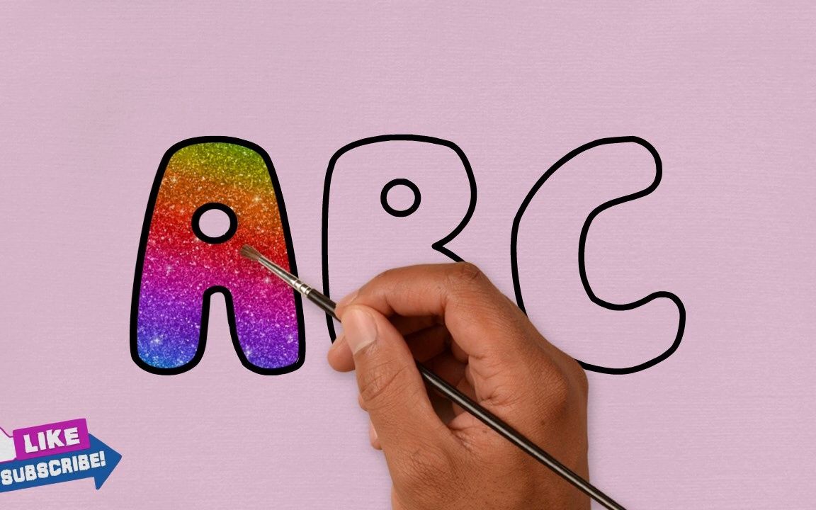 为孩子们画一个图片字母表 draw a picture alphabet for kids