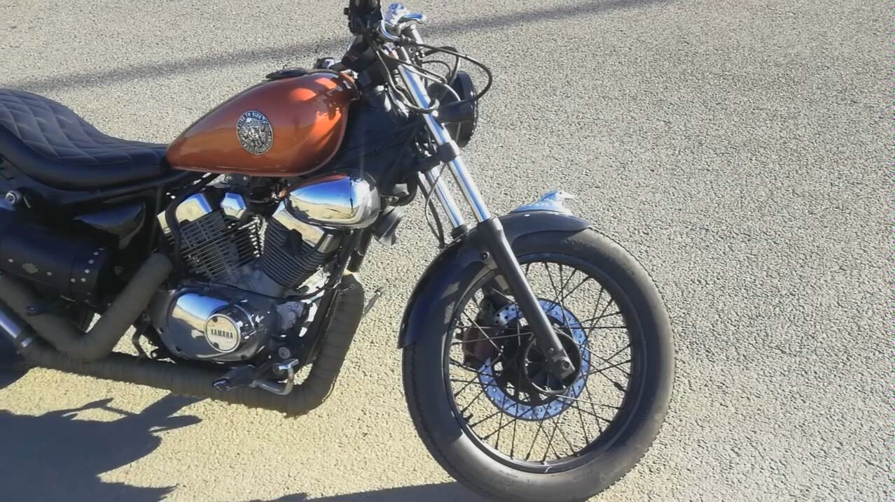 雅马哈天王250改复古,独特的小排量v缸机马蹄音