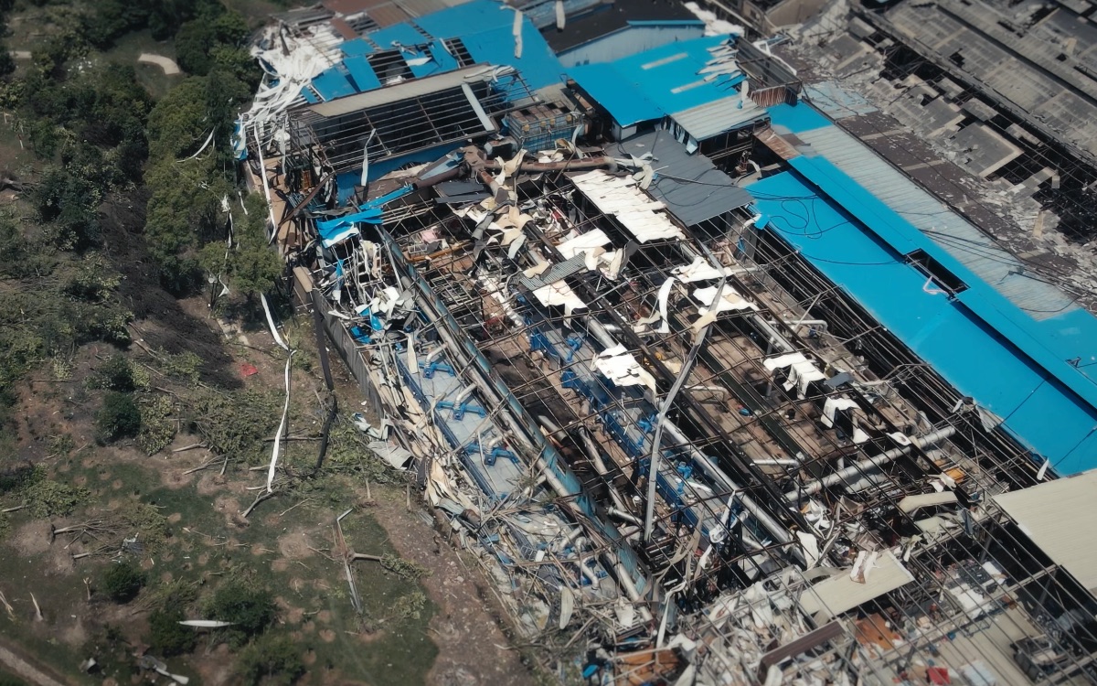 触目惊心!苏州盛泽龙卷风灾后up高清实拍