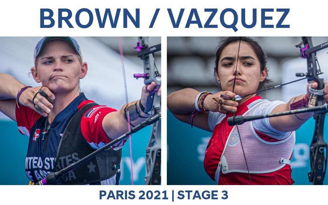 mackenziebrownvsanavazquez–2021年现代汽车射箭世界杯巴黎站女子