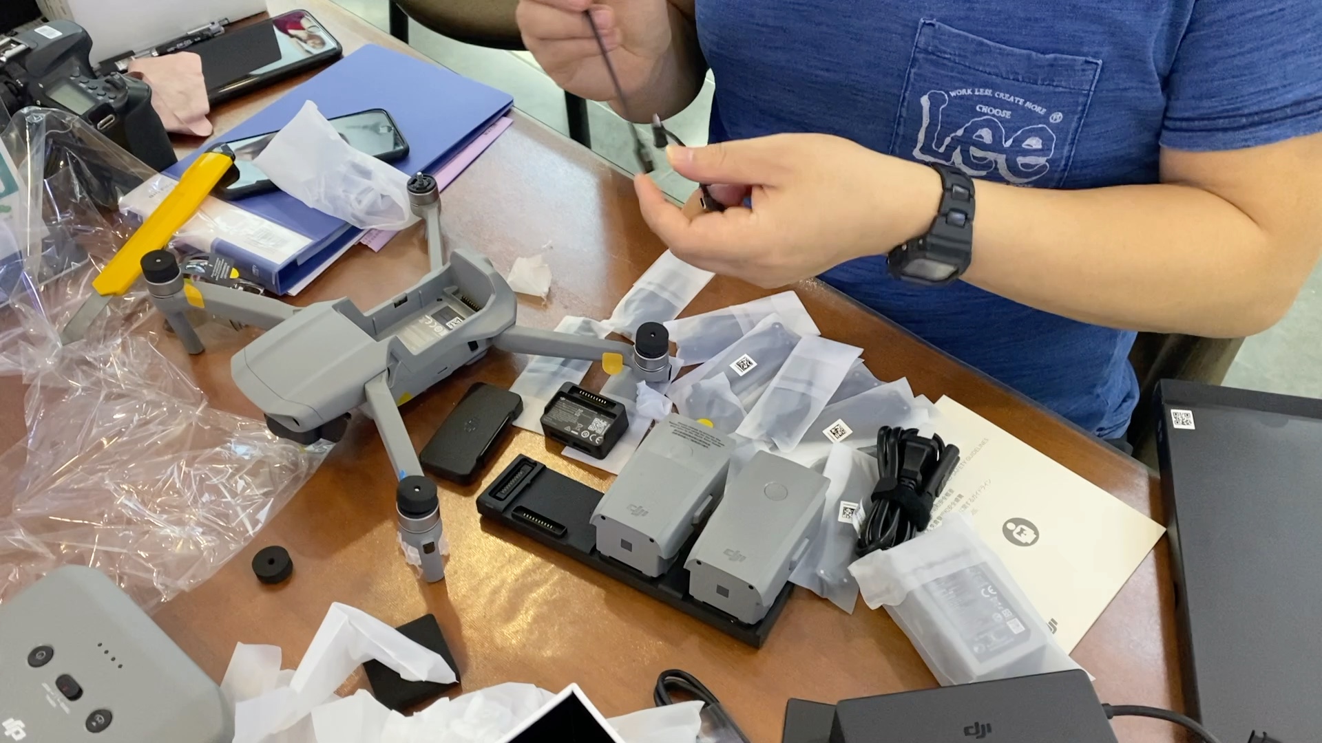 开箱大疆无人机mavic air2