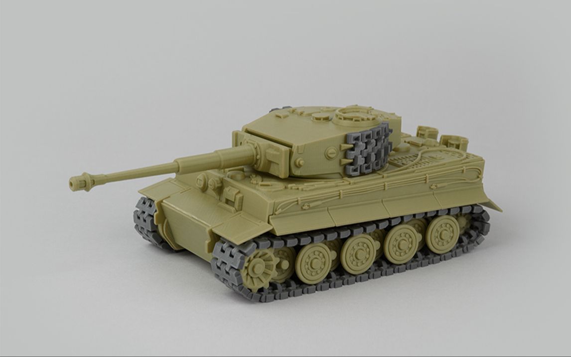 3d打印模型 虎式坦克 图纸