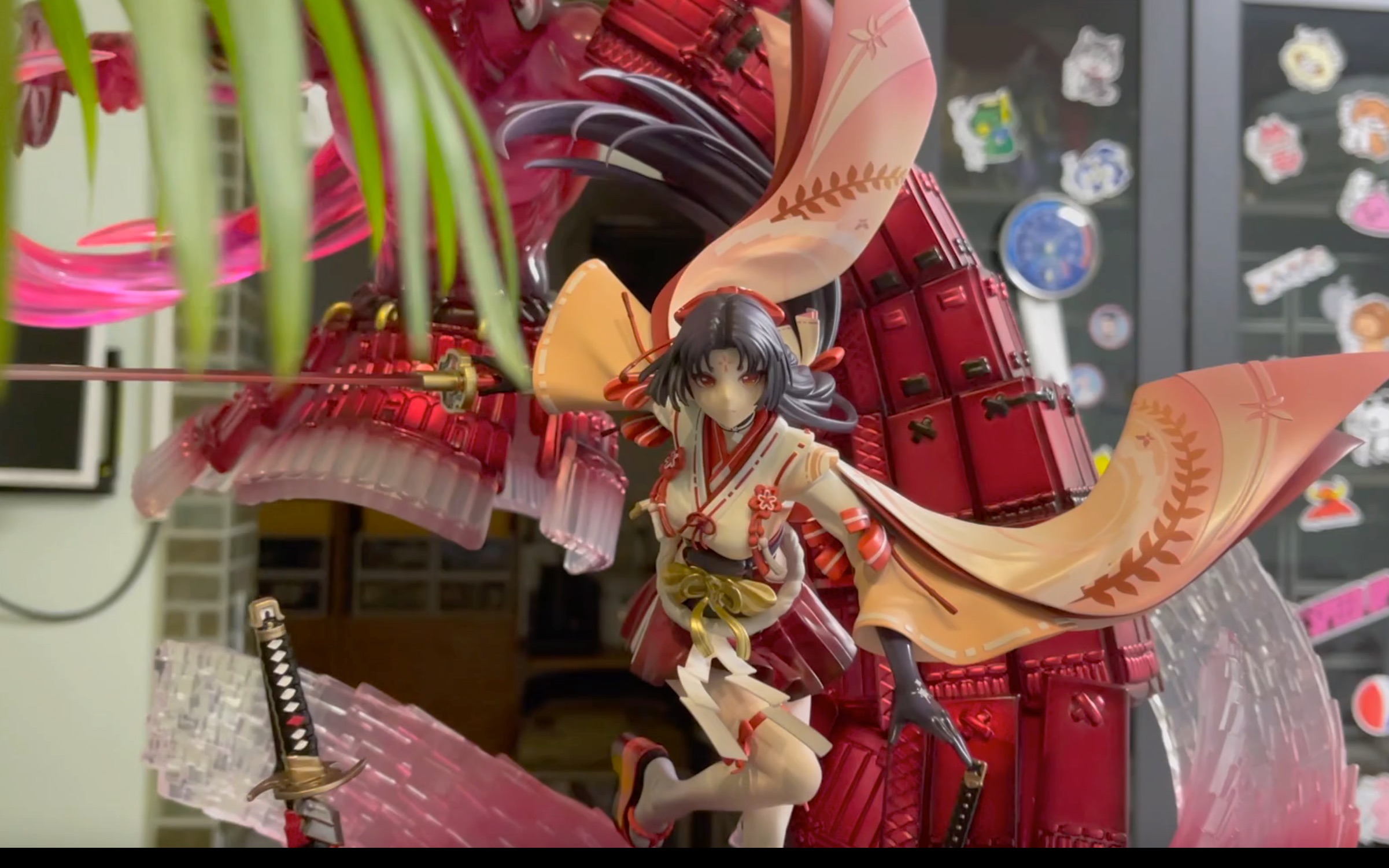 平安京之女赤魂妖刀姬限量版手办开箱来啦!