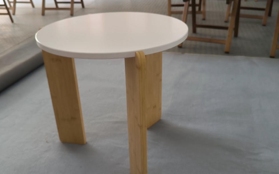 竹庭拼色圆茶几