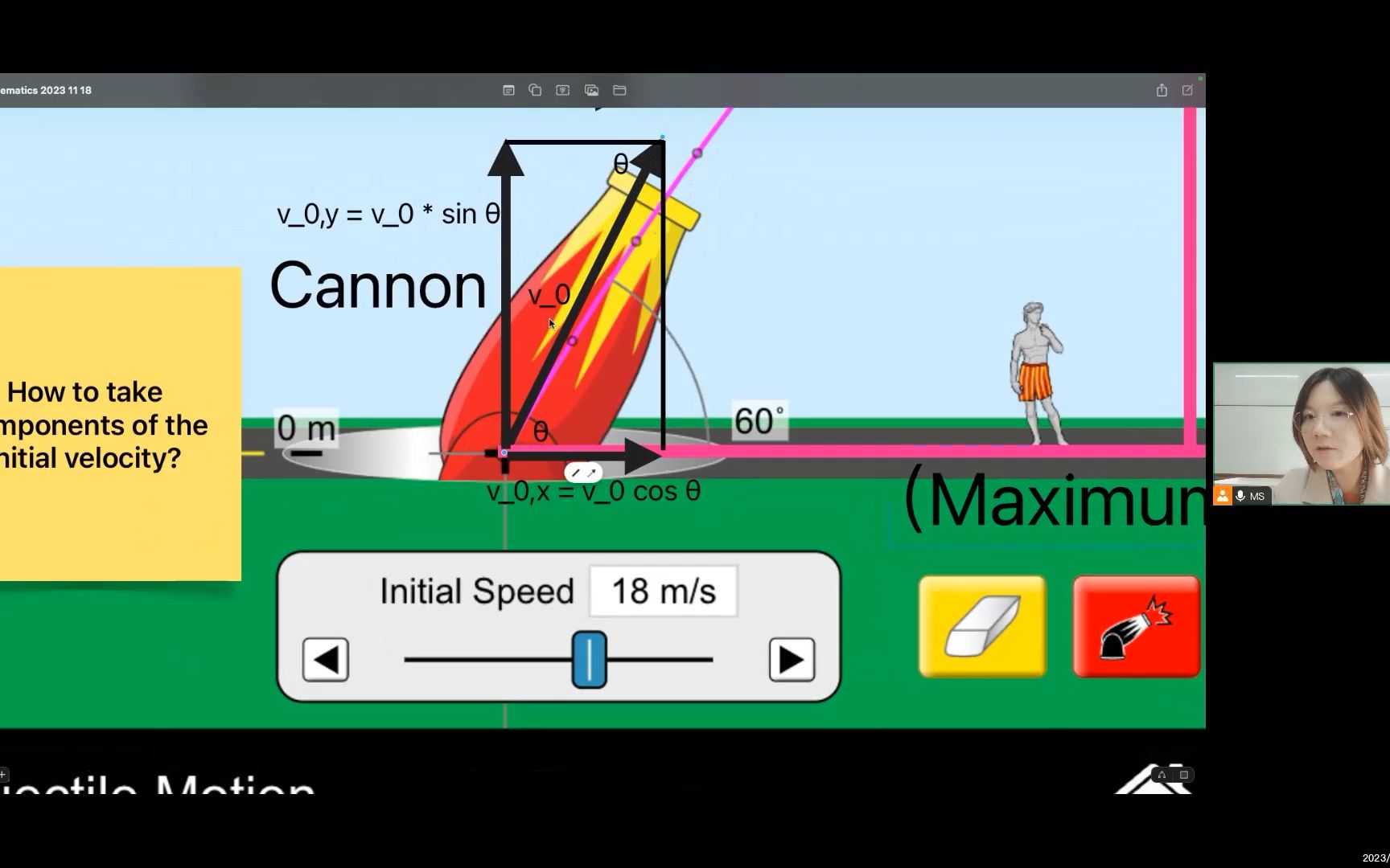 ib physics ib 物理 a.1 projectile motion 例题讲解