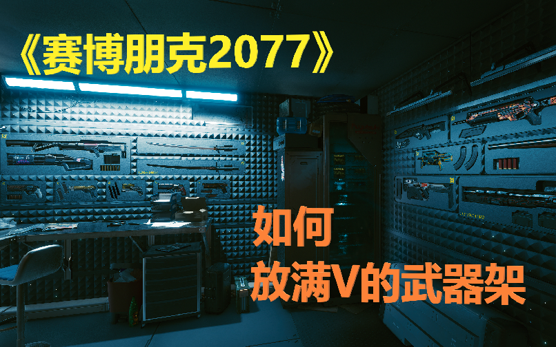 [图]【赛博朋克2077】- 如何放满V的武器架 - 18把不朽武器