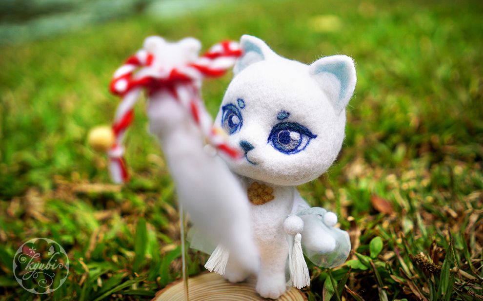 阴阳师x羊毛毡手办这是一只有温度的蝉冰雪女喵和雪幽魂