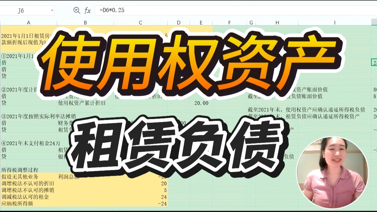 原来使用权资产和租赁负债这么简单，真实案例手把手带你操作！