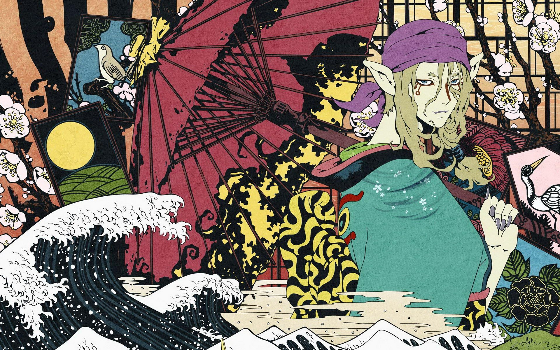 【怪化猫】《座敷童子》:浮华诡异的日本动画,我就服这个卖药的_哔哩