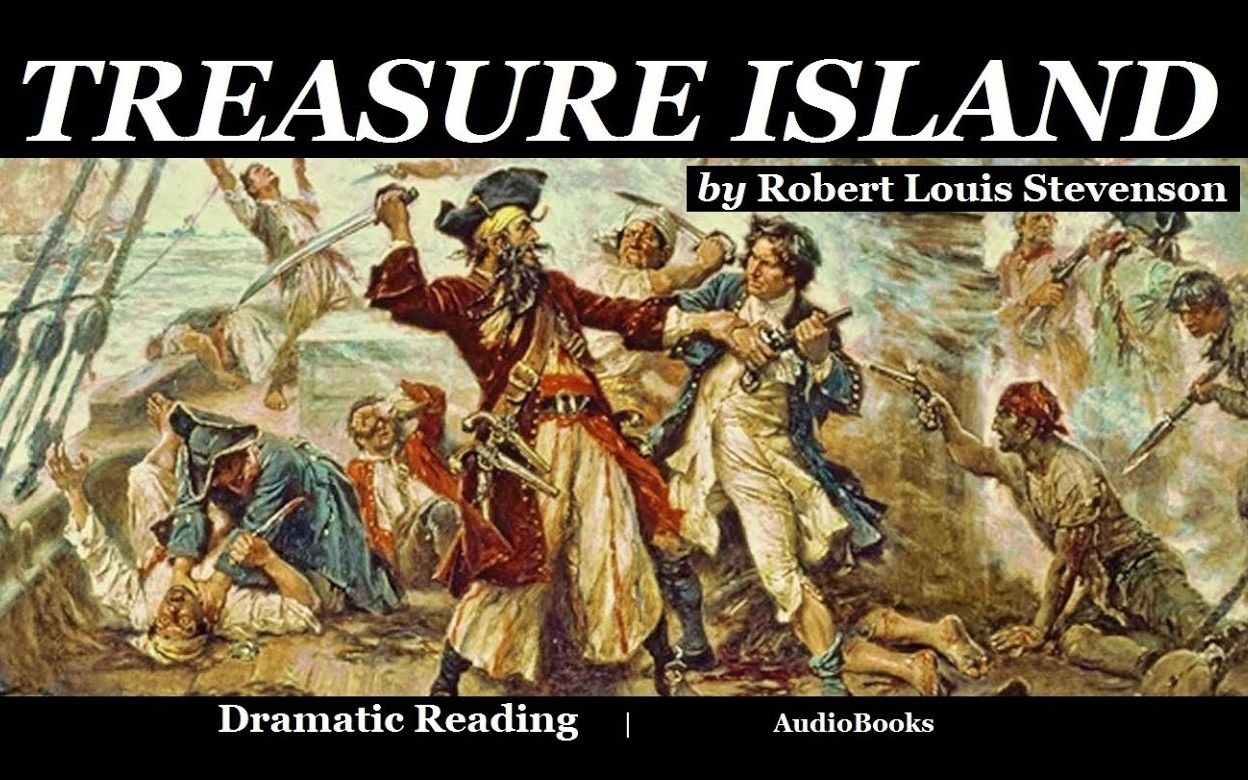 [图]《金银岛》Treasure Island 原版双语有声书【中英滚动字幕听经典名著】by 罗伯特·路易斯·史蒂文森 (精读名著) 听力训练·练习·提分