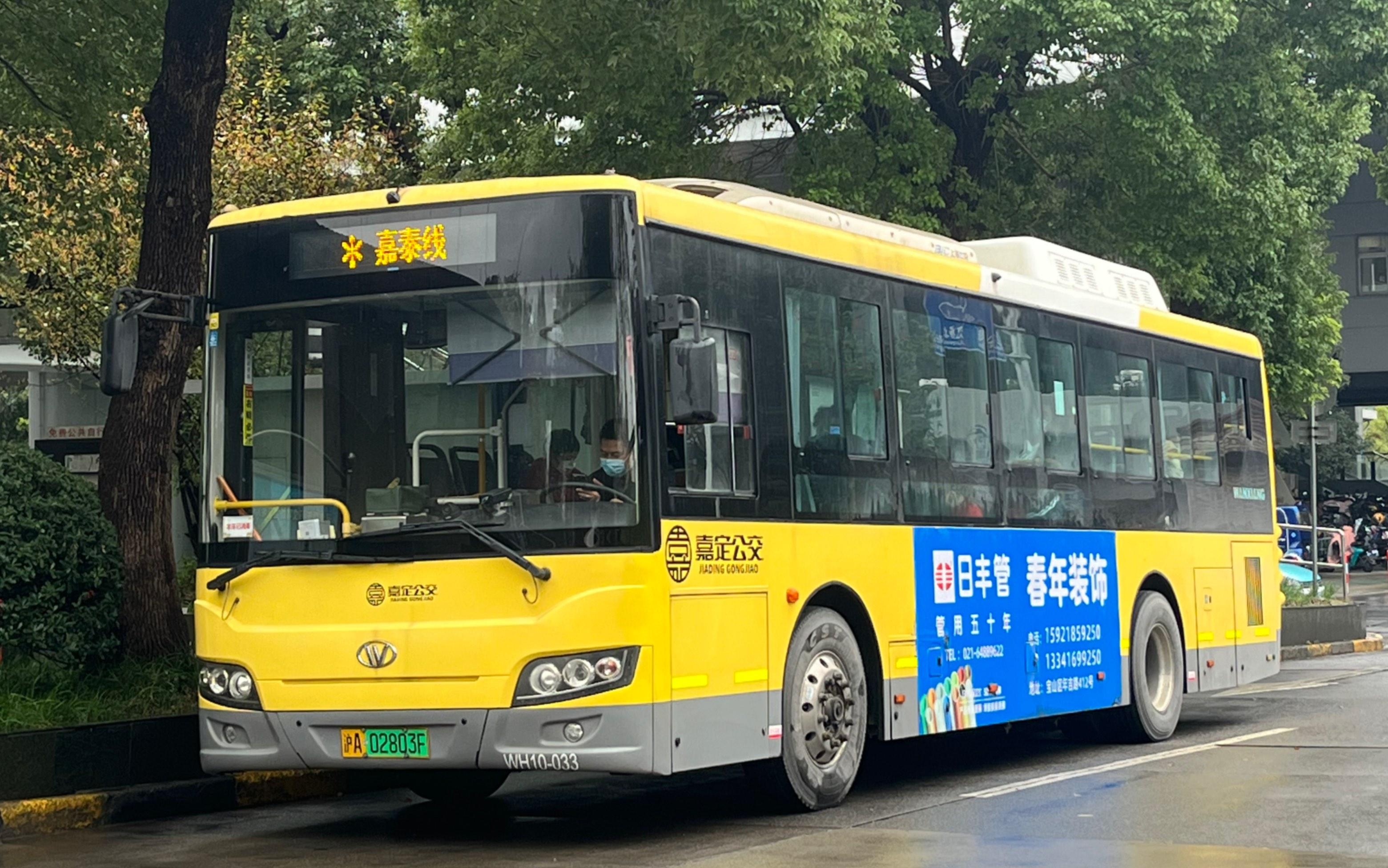 上海公交 嘉泰线 公交嘉定北站方向