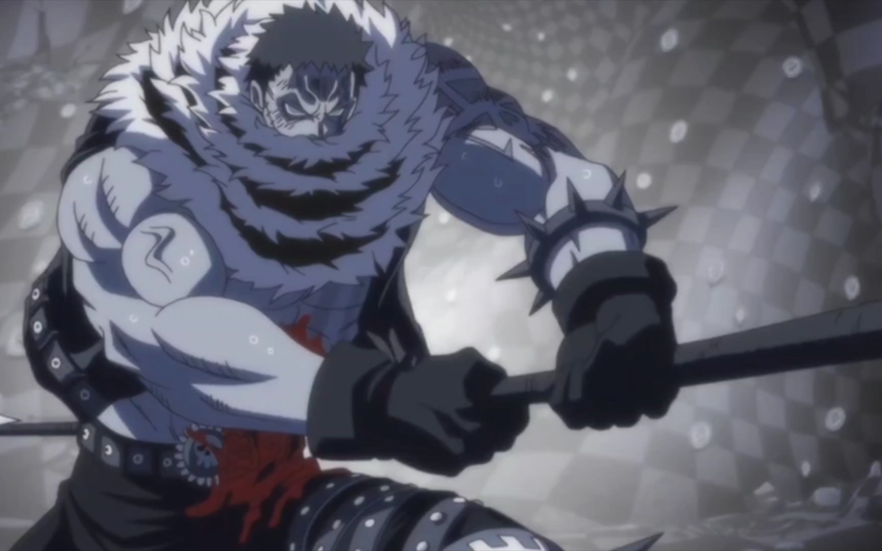 卡二和路飞的霸王色碰撞