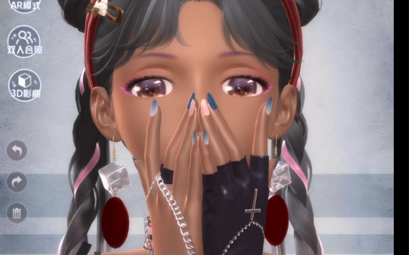 黑皮甜酷辣妹暖暖,肤色改为白皮会怎么样