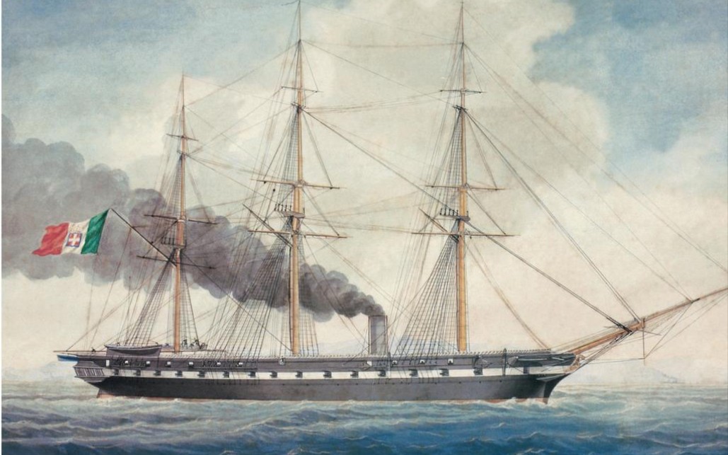 清朝八旗水师"黄河"号蒸汽战列舰