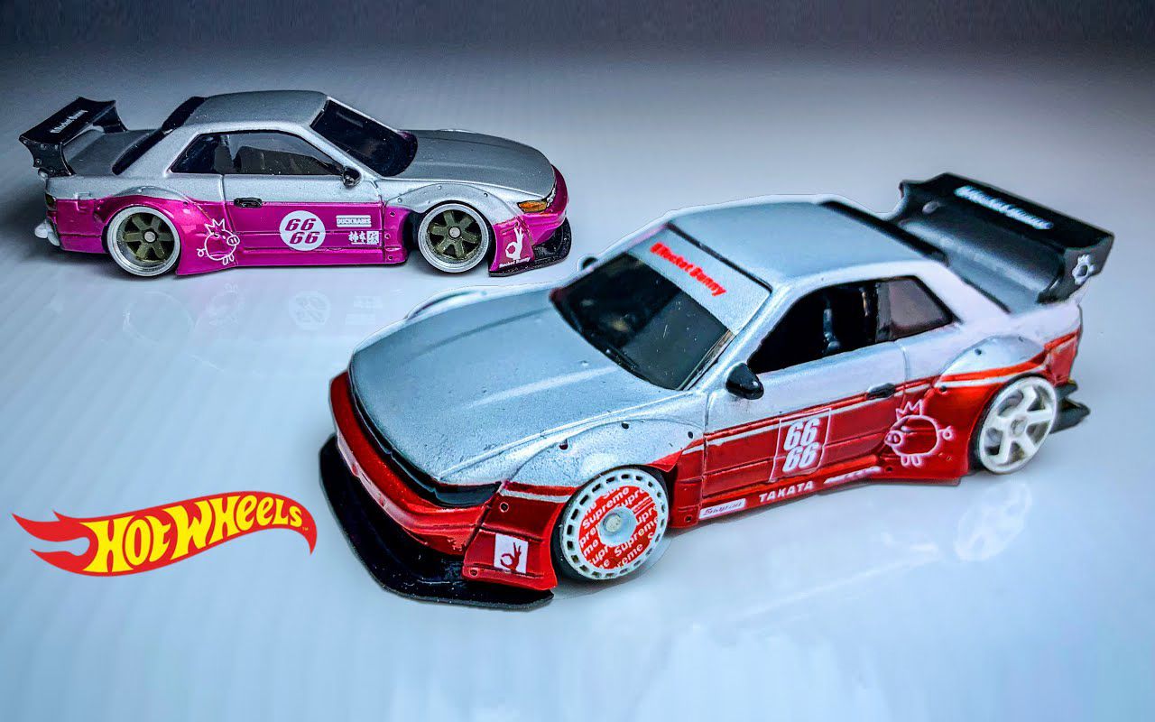 jdp改造风火轮日产nissansilvias13火箭兔涂装rocketbunnyjakarta
