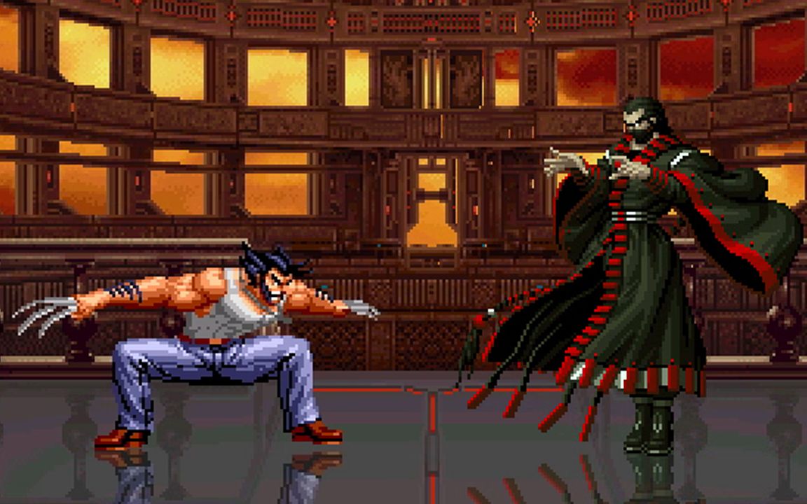 [图]Mugen - Wolverine (Logan) vs. Ron (KOF) - 金鋼狼, 羅根 vs. 龍