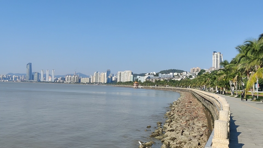 珠海情侣南路清晨美景