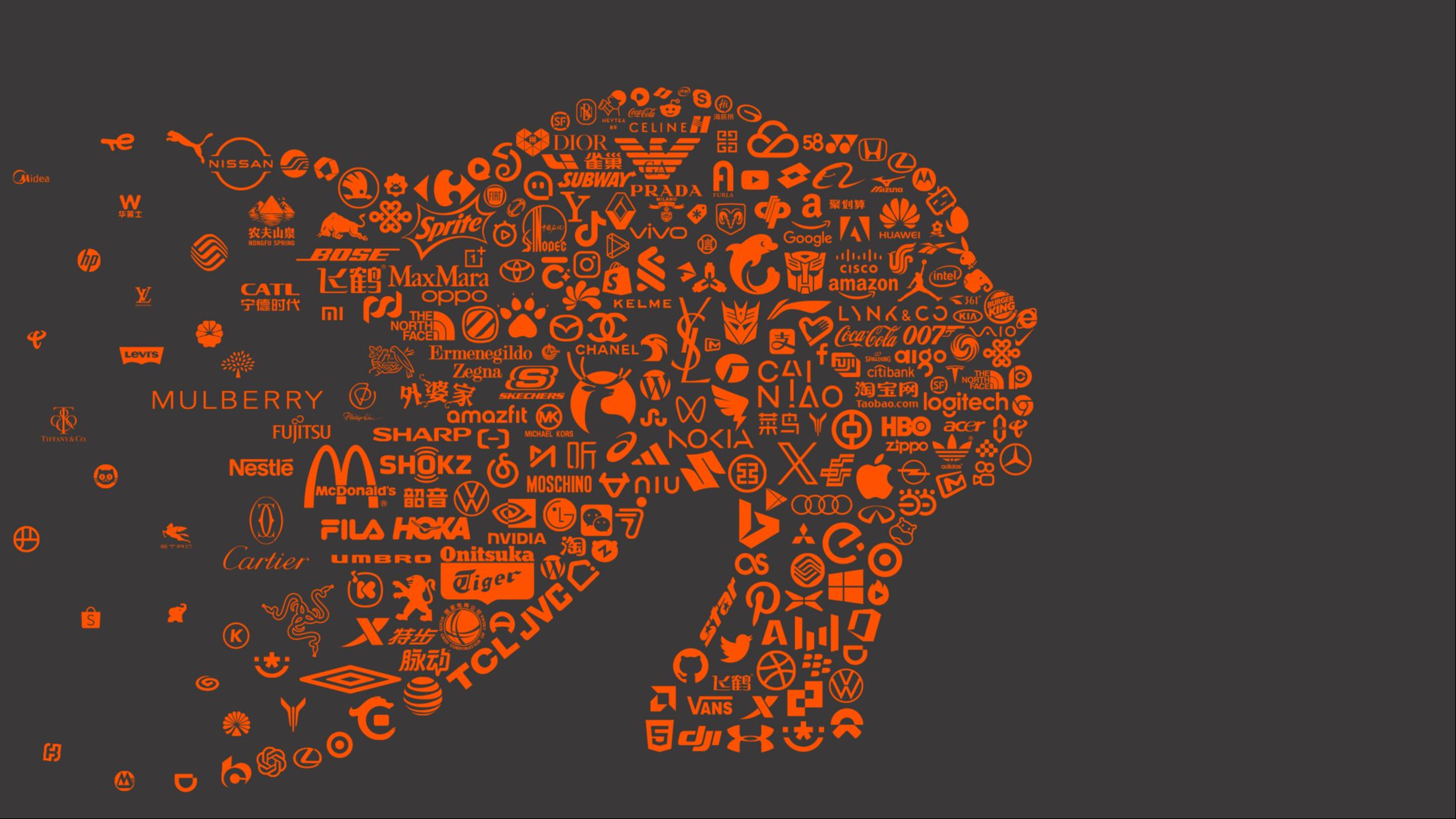 ppt素材2025年最新504枚知名企业上市公司logo标识竞品分析对比