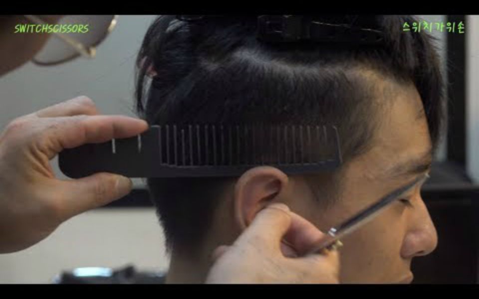 男生 two block 发型剪发教程
