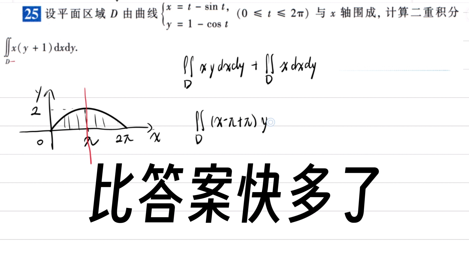 [图]【900题】二重积分：B组25题