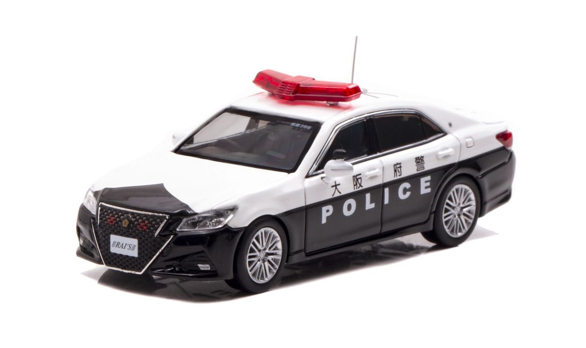 【日本警车】大阪府警察高速部队车 14代丰田皇冠模型