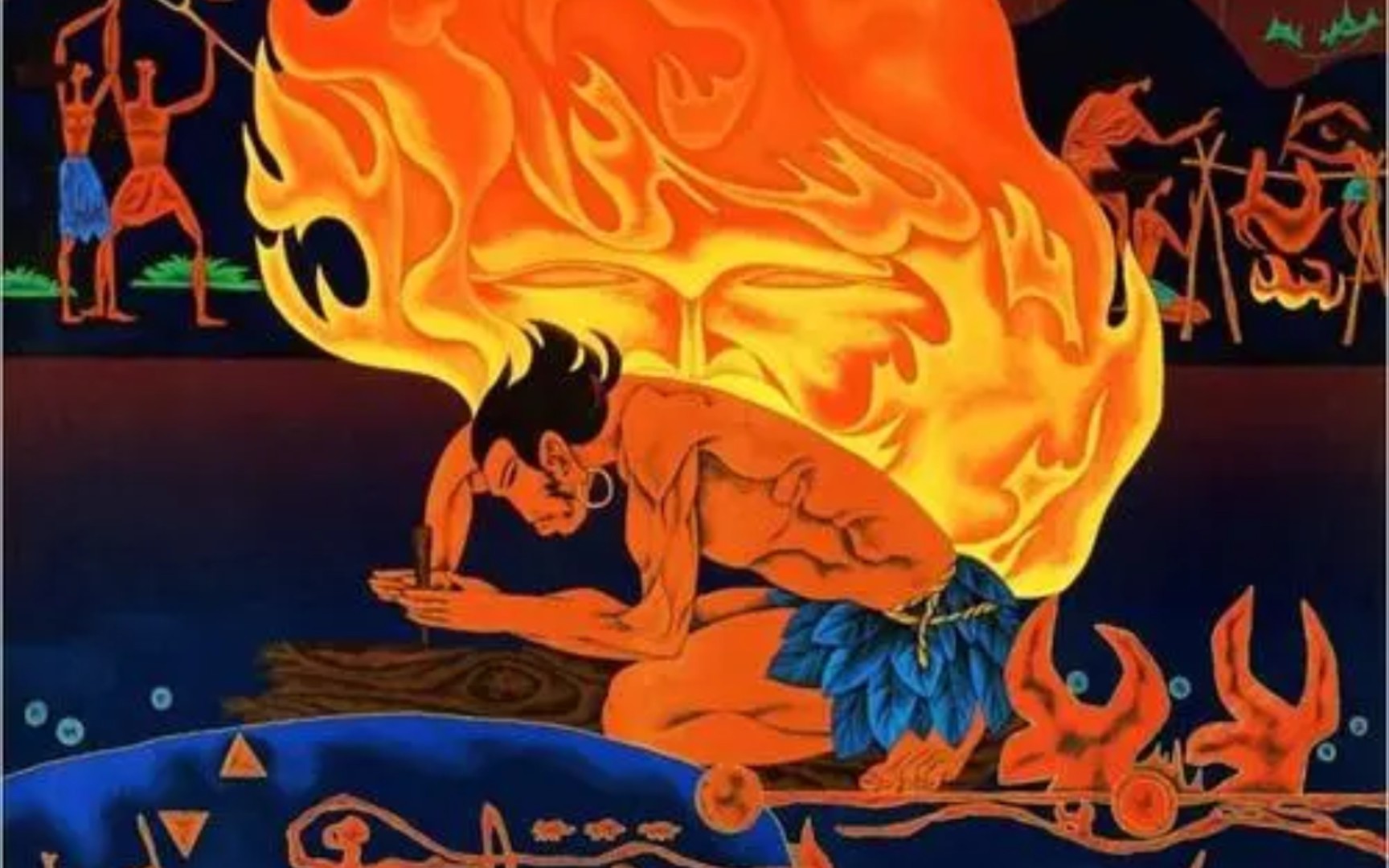 中国风英文故事燧人取火