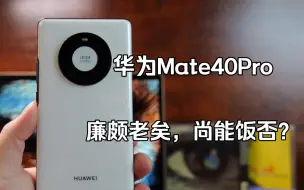 Video herunterladen: 「冷君」华为Mate40 Pro在2024年使用体验到底怎么样？还遥遥领先吗？